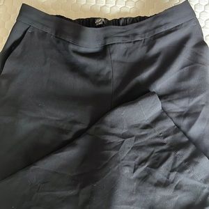 Wide leg cropped Loft pants